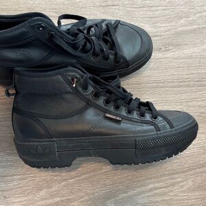 Adidas Black High-Top Sneakers